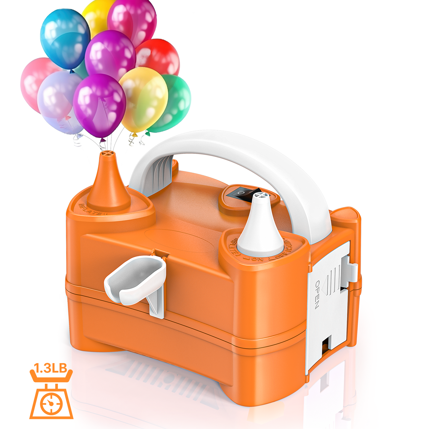 Electric Balloon Pump, Portable Air Balloon Pump Inflator Blower for Balloons Party Birthday Decoration