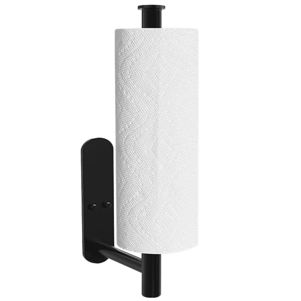 Paper Towel Holder Wall Mount BCOOSS Matte Toilet Paper Holder Black