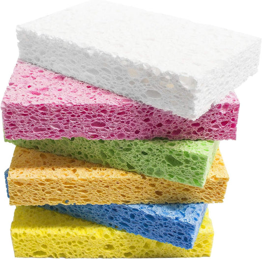 Kitchen Sponges for Dish Non-Scratch Scrubber for Household Cleaning