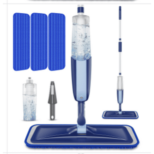 Spray Mops Wet Mops for Floor Cleaning - Microfiber Dust Mop with 3X Washable Pads Floor Mop with Sprayer Wood Floor Mops Commercial Home Use for Wood Floor Hardwood Laminate Ceramic Tiles